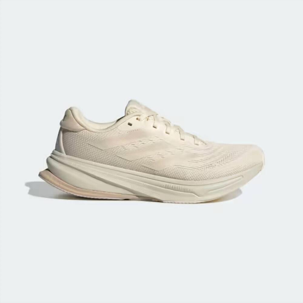 NEW ADIDAS women's supernova rise 2 running shoes in wonder beige